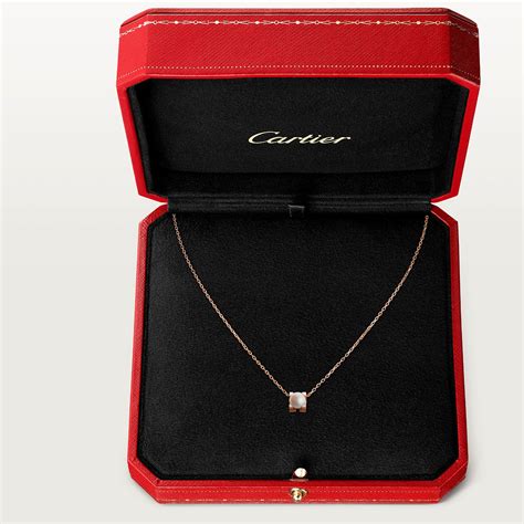 cartier rose gold necklace.